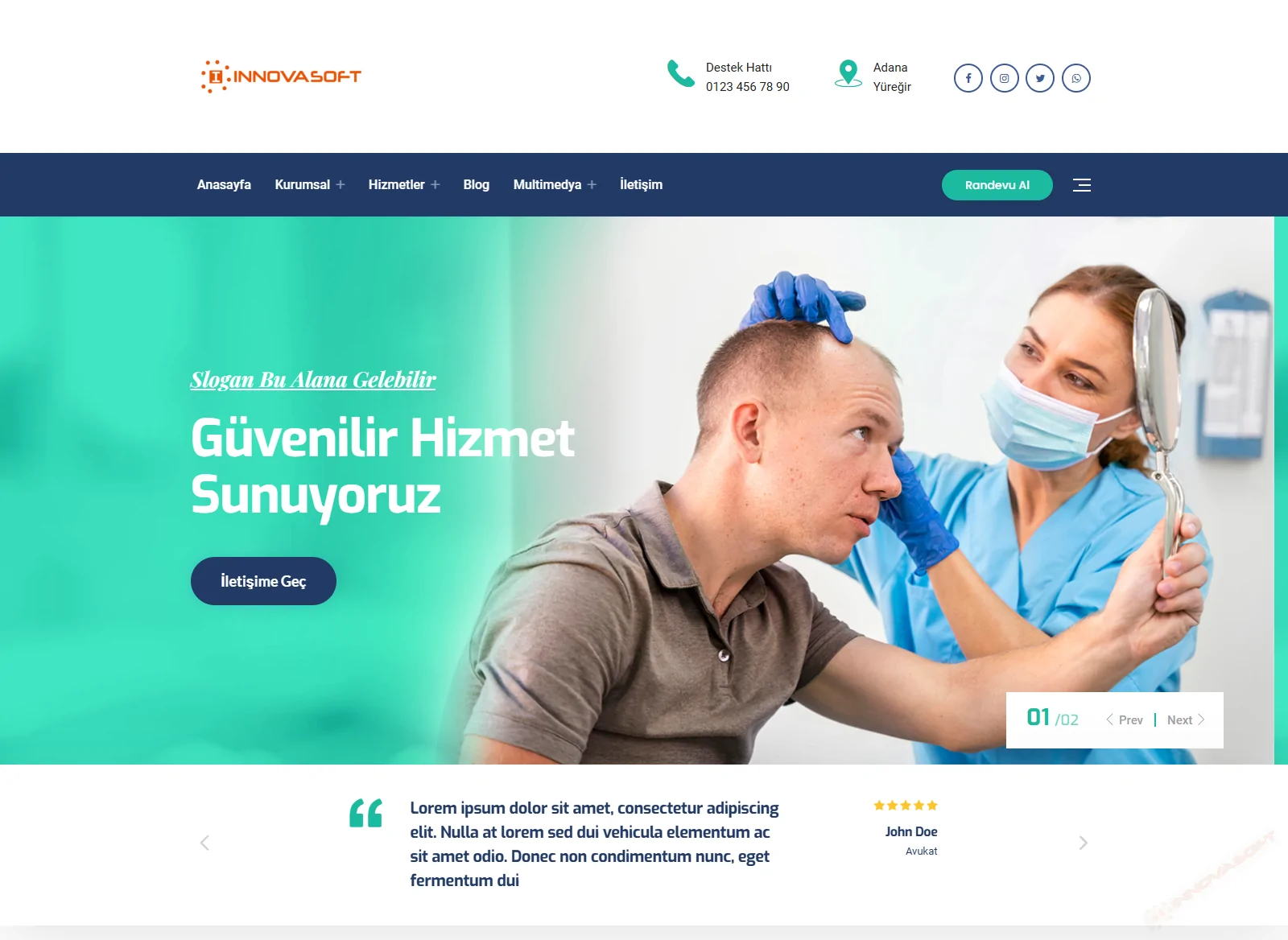 GELİŞMİŞ KURUMSAL SAÇ EKİM MERKEZİ YAZILIMI (TÜM SAĞLIK SEKTÖRLERİNE UYGUN)